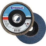 Fächerscheibe Kehlnaht D.115mm K.60 kon.INOX ZK PROMAT