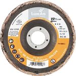Fächerscheibe V2 POWER SiC D.125mm K.40 fl.Aluminium,Titan SIC LUKAS - VPE: 10