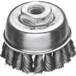 Topfbürste D.65mm M14 Drahtstärke 0,5mm STA 12500min-¹ LESSMANN