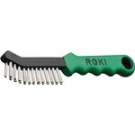 Drahtbürste ROKI L.225mm 0,35mm VA 2-reihig LESSMANN