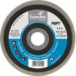 Polierteller P6PT D.125mm Bohrungs-D.22,23mm P 800 ultra fine weiß LUKAS