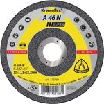 Trennscheibe A 46N Supra D125x2,5mm gekr.Alu.Bohr.22,23mm KLINGSPOR - VPE: 25
