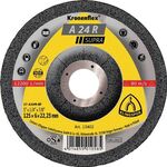 Schruppscheibe A 24 R Supra D115xS6mm gekr.STA Bohr.22,23mm KLINGSPOR - VPE: 10