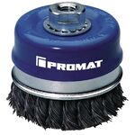 Topfbürste D.100mm Drahtstärke 0,5mm STA 8500min-¹ PROMAT