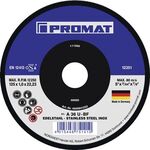 Trennscheibe D125x1mm ger.Keramikkorn Bohr.22,23mm PROMAT - VPE: 25