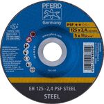 Trennscheibe PSF STEEL D125x2,4mm gekr.STA Bohr.22,23mm PFERD - VPE: 25