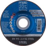 Trennscheibe SG STEEL D115x2,4mm gekr.STA Bohr.22,23mm PFERD - VPE: 25
