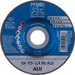 Trennscheibe SG ALU D115x2,4mm gekr.Alu.Bohr.22,23mm PFERD - VPE: 25