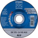 Trennscheibe SG ALU D125x2,4mm gekr.Alu.Bohr.22,23mm PFERD - VPE: 25