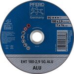 Trennscheibe SG ALU D180x2,9mm ger.Alu.Bohr.22,23mm PFERD - VPE: 25