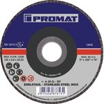 Trennscheibe D125x0,8mm gekr.INOX Bohr.22,23mm PROMAT - VPE: 25