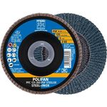 Fächerscheibe POLIFAN Z PSF STEELOX D.125mm K.Z-60 kon.INOX ZK PFERD - VPE: 10