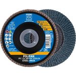 Fächerscheibe POLIFAN Z PSF STEELOX D.125mm K.Z-80 kon.INOX ZK PFERD - VPE: 10