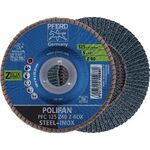 Fächerscheibe POLIFAN Z BOX D.125mm K.Z-40 kon.INOX ZK Box á 10 St.PFERD - VPE: 10