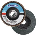 Fächerscheibe D.125mm K.80 fl.INOX ZK PROMAT - VPE: 10