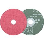 Fiberscheibe COMBICLICK CO D.125mm K.36 Stahl,Guss,Alu.Keramikkorn PFERD - VPE: 25