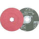Fiberscheibe COMBICLICK CO D.125mm K.60 Stahl,Guss,Alu.Keramikkorn PFERD - VPE: 25