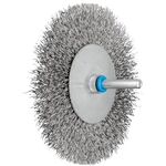 Rundbürste RBU 10010/6 INOX0,30 D.100mm 6mm Drahtstärke 0,3mm VA 10mm 12000min-¹