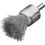 Pinselbürste D.23mm Schaft 6mm Drahtstärke 0,3mm STA 18000min-¹ LESSMANN