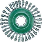 Rundbürste D.115mm Bohr.Drahtstärke 0,5mm VA 6mm 15000min-¹ LESSMANN