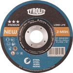 Schruppscheibe LONGLIFE Z-MAX D125xS7mm gekr.STA Bohr.22,23mm TYROLIT - VPE: 10