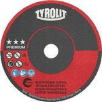 Trennscheibe PREMIUM D.50mm Scheibenstärke 1mm ger.Bohr.10mm TYROLIT - VPE: 25
