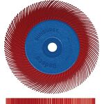 Radialbürste Sunburst Ø152xB151x25,4mm 220 Form DISC RA Alox/Korund TYROLIT