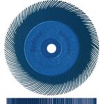 Radialbürste Sunburst Ø152xB152x25,4mm 400 Form DISC RA Alox/Korund TYROLIT
