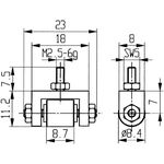Messeins.D.8,4mm Rl.M2,5 STA z.Messuhren KÄFER