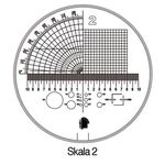 Messskala Tech-Line Skala-D.25/2,5mm Duo-Skala 2 SCHWEIZER