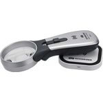 Handleuchtlupe Tech-Line Induktion Vergr.4x LED Linsen-Ø 55mm SCHWEIZER