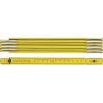 Gliedermaßstab L.2m B.16mm mm/cm EG III Buche gelb BMI