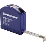 Taschenrollbandmaß L.3m B.13mm mm/cm EG II Ku.Sichtfenster PROMAT