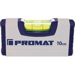 Wasserwaage 10cm Alu.silber ± 1,0 mm/m PROMAT