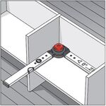 Winkelmessgerät WINKELSTAR Messber.0-270Grad Schenkel-L.150x100cm BMI