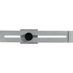 Streichmaß 300mm m.flachem Schieber INOX PROMAT