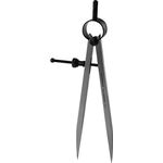 Federzirkel L. 200mm m. Schnellspannmutter PROMAT