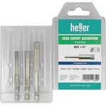 Feinsteinzeugbohrer Cera Expert Accuspeed 3-tlg.D.6,8,10mm Schaft 6-kant HELLER