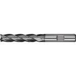 Schaftfräser DIN 844 TypN D.12mm Einsatz-L.63mm HSS-Co8 TiCN Weldon