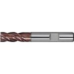 Schaftfräser DIN 6527L TypN D.4mm Einsatz-L.18mm VHM TiAlN HB Z.4 lang PROMAT