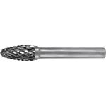 Frässtift RBF D.8mm Kopf-L.18mm Schaft-D.6mm HM Verz.Kreuz PROMAT