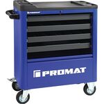 Werkstattwagen B855xT400xH895mm 300 kg 4 Schubl.Stahlbl.PROMAT
