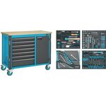 Wkz.wagen 179NW-7/230 B1150xT600xH964mm 450kg 7 Schubl.230-tlg.Stahlbl.HAZET