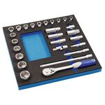 Werkzeugmodul 27-tlg.2/3-Modul Steckschlü.PROMAT