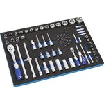 Werkzeugmodul 71-tlg.3/3-Modul Steckschlü.PROMAT