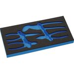 Werkzeugmodul Leereinlage 1/3-Modul 4000 871 292,4-tlg.KNIPEX