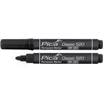 Permanentmarker Classic schwarz Strich-B.1-4mm Rundspitze PICA - VPE: 10