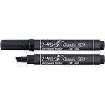 Permanentmarker Classic schwarz Strich-B.2-6mm Keilspitze PICA - VPE: 10
