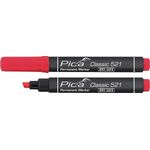 Permanentmarker Classic rot Strich-B.2-6mm Keilspitze PICA - VPE: 10