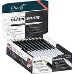 Markierstift Classic FOR ALL Black&White L.24cm 2B beids.gespitzt PICA - VPE: 50